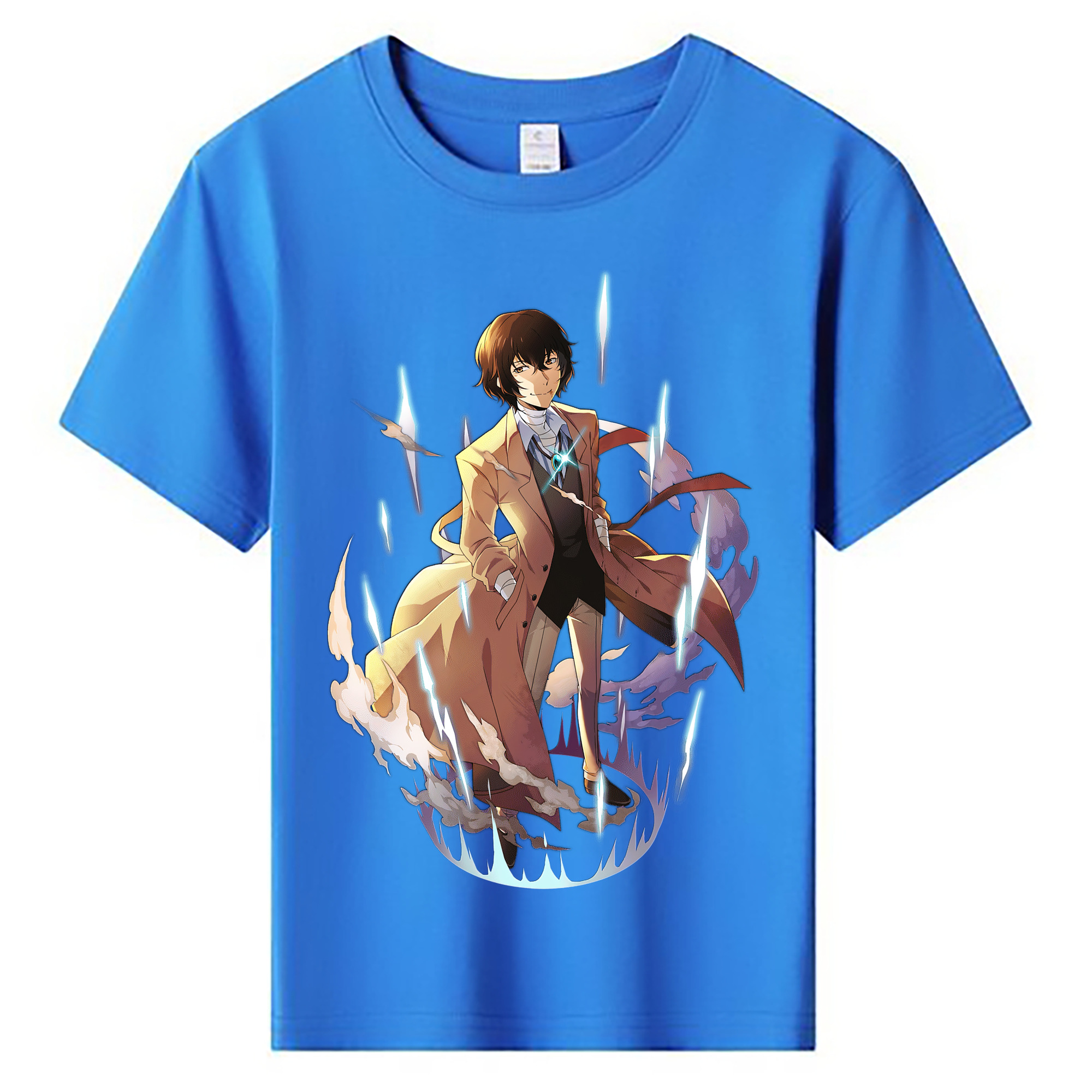 （画像用） 文豪ストレイドッグス Bungo Stray Dogs 綿100％キッズTシャツ（フロントプリント）